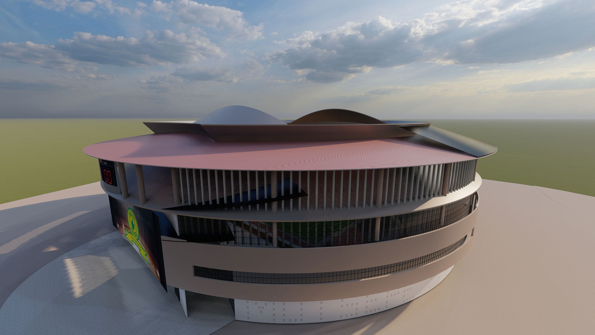 Mamelodi Sundowns FC Stadium Aerial View