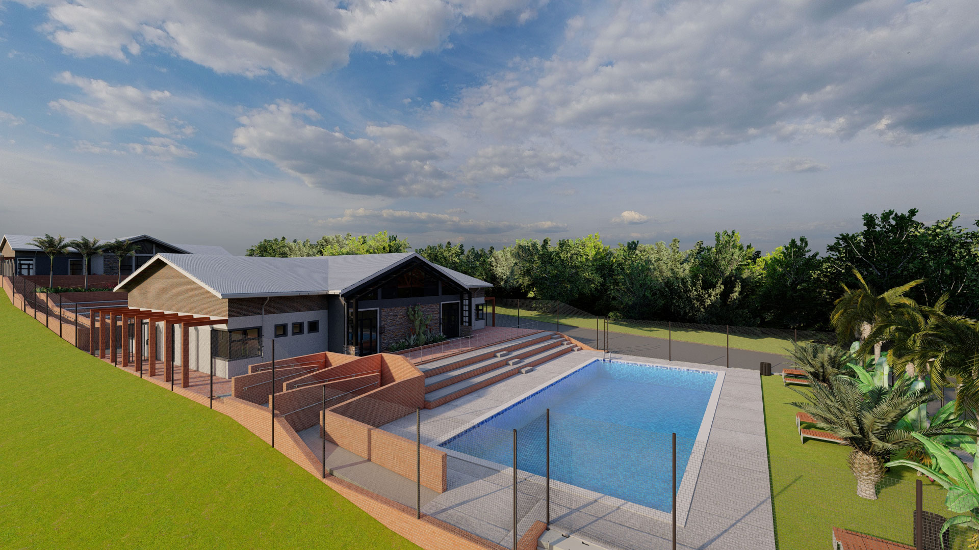 Chithwa Recreational Park pool & tree view