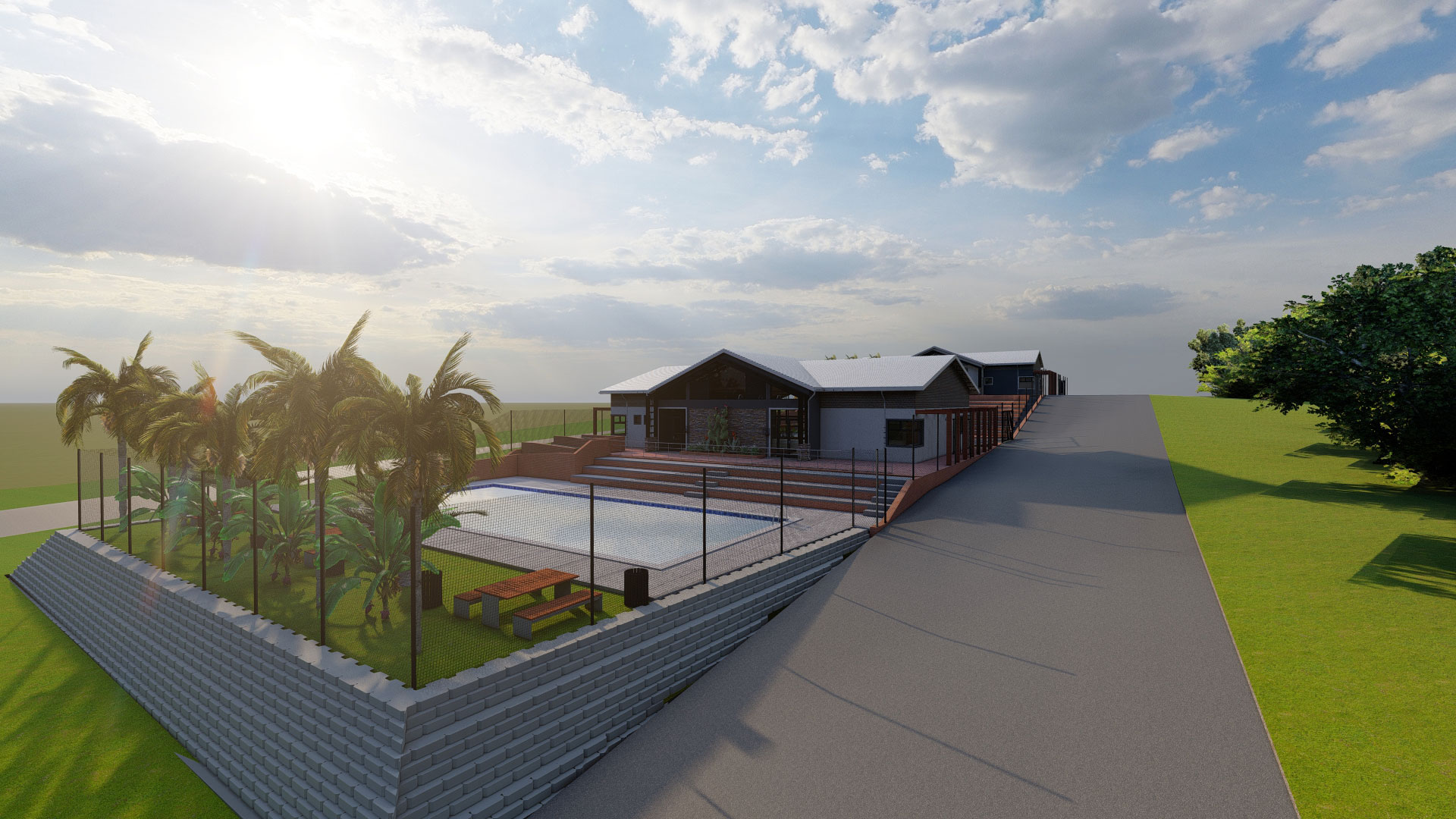 Chithwa Recreational Park aerial view